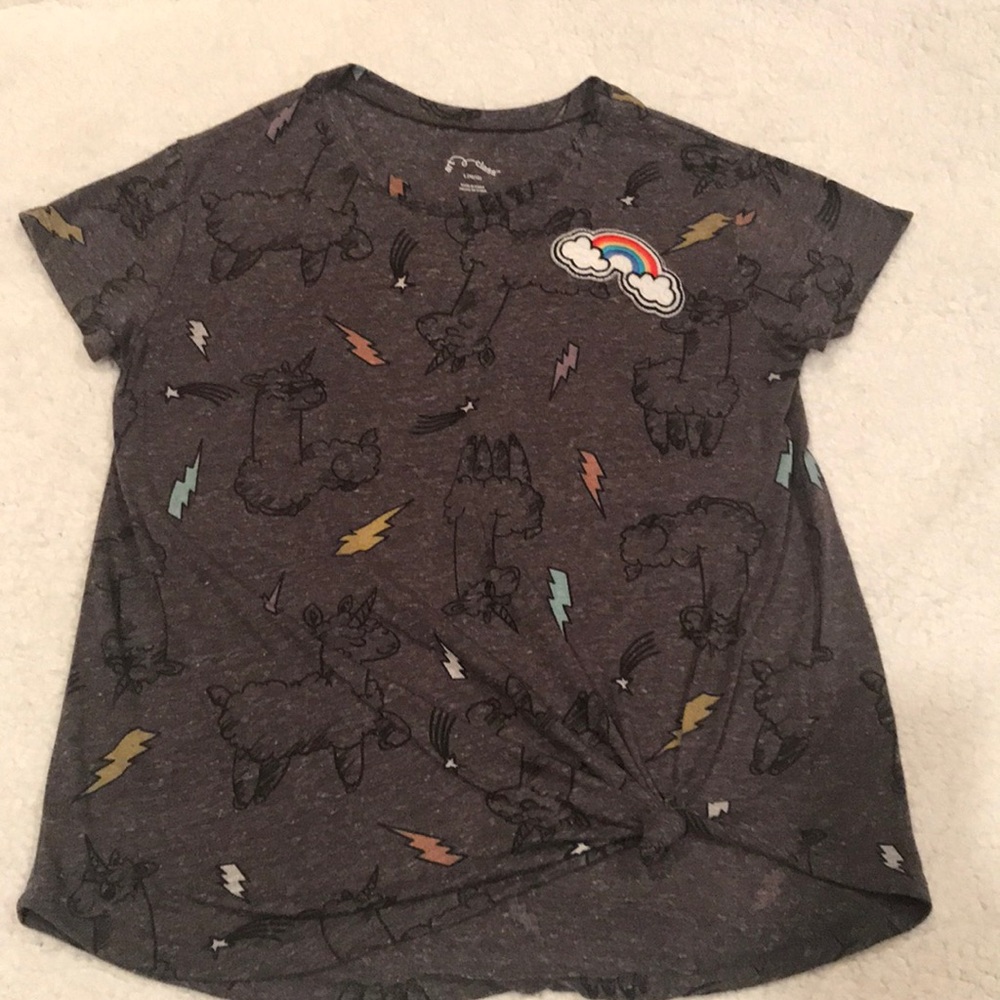 6/$20 Art Class Llamacorn Tee